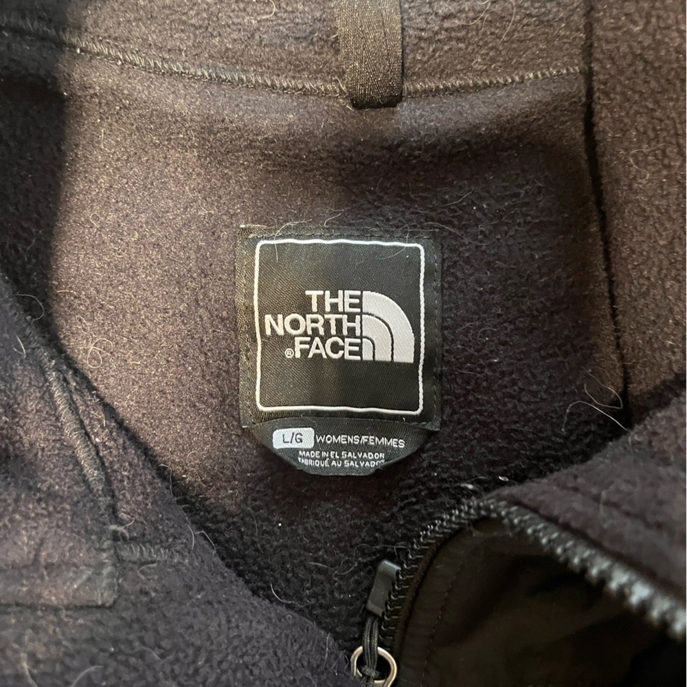 The North Face Black Full Zip Fleece Jacket Women's Large - Picture 2 of 2